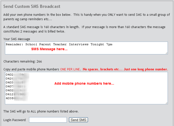 Send SMS2